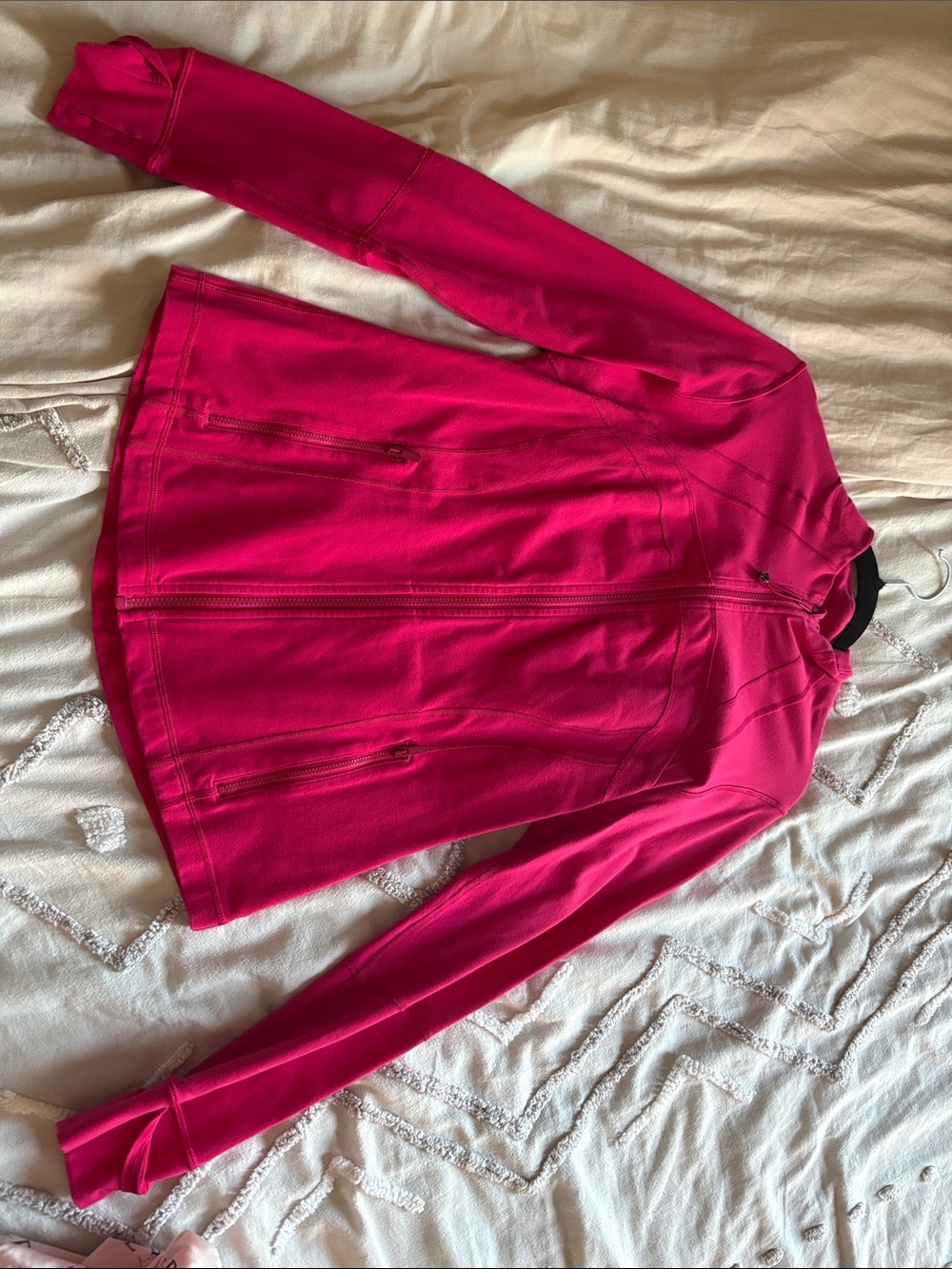 Hot Pink Full-Zip Active Jacket